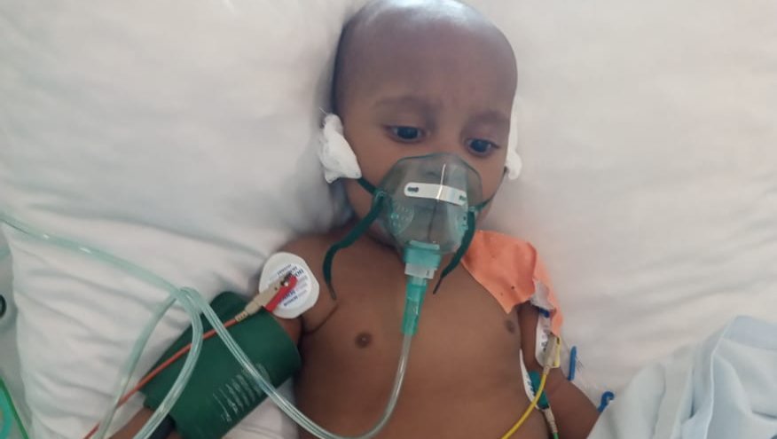 Surgery for Idris — congenital heart disease (TGA)